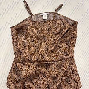 Zara Brown Leopard Print Camisole